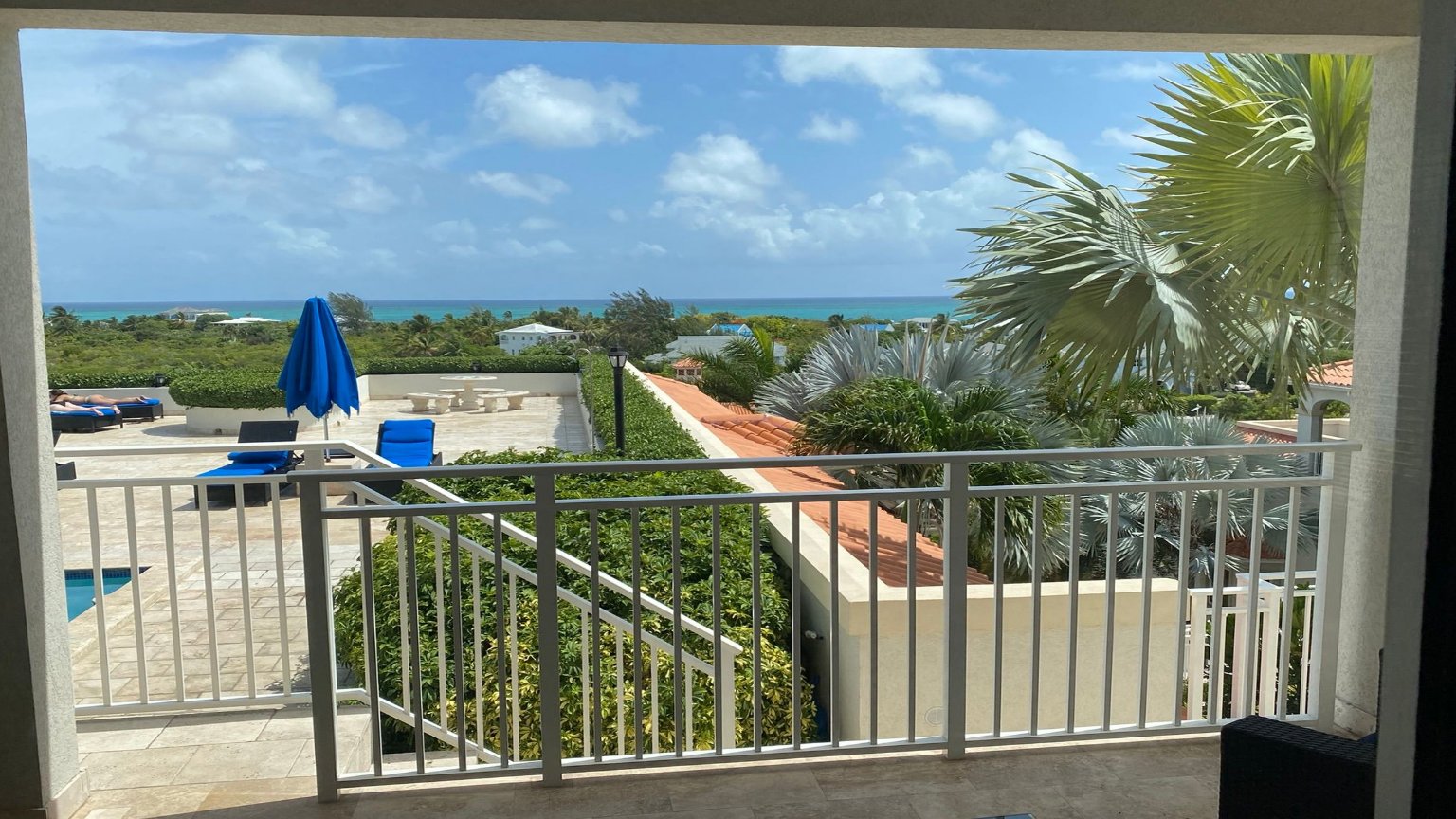 A view  from our window, La Vista Azul in Providenciales