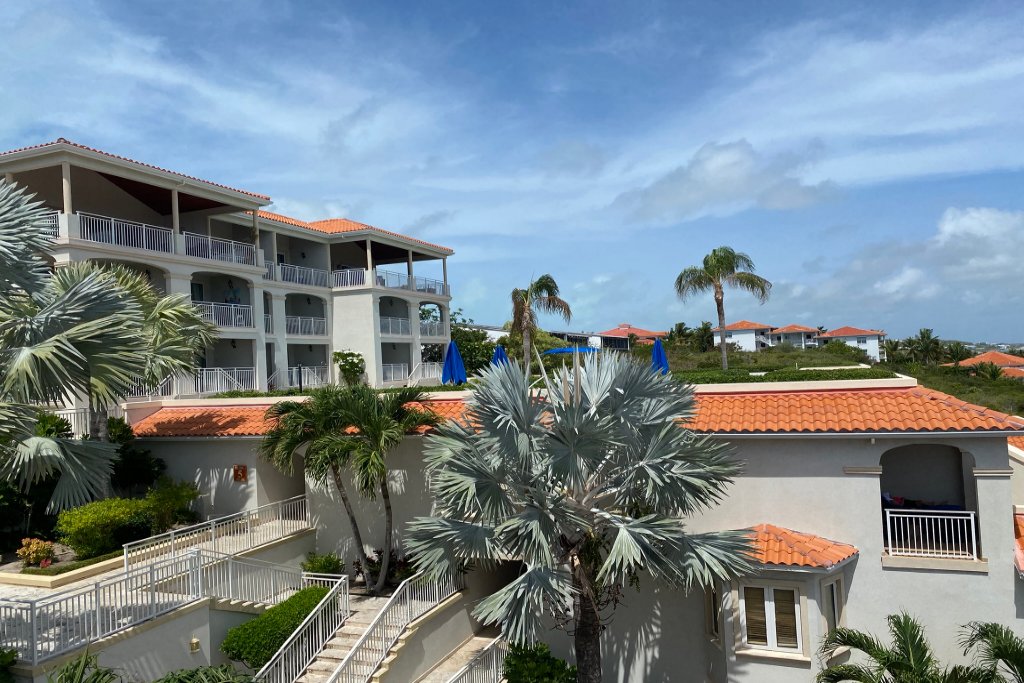 View of a vacation rental, La Vista Azul in Providenciales