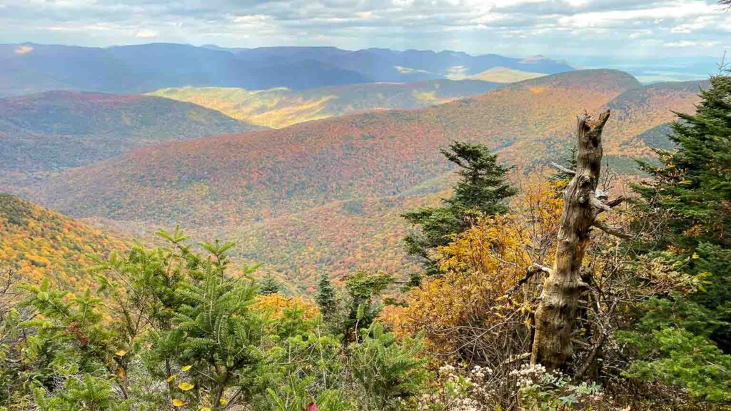 Catskill Mountains in the fall