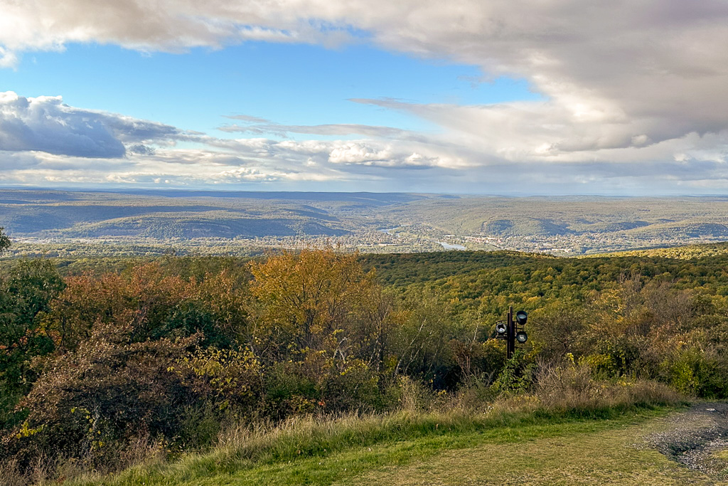 View of the Delaware River Valley from High Point in NJ