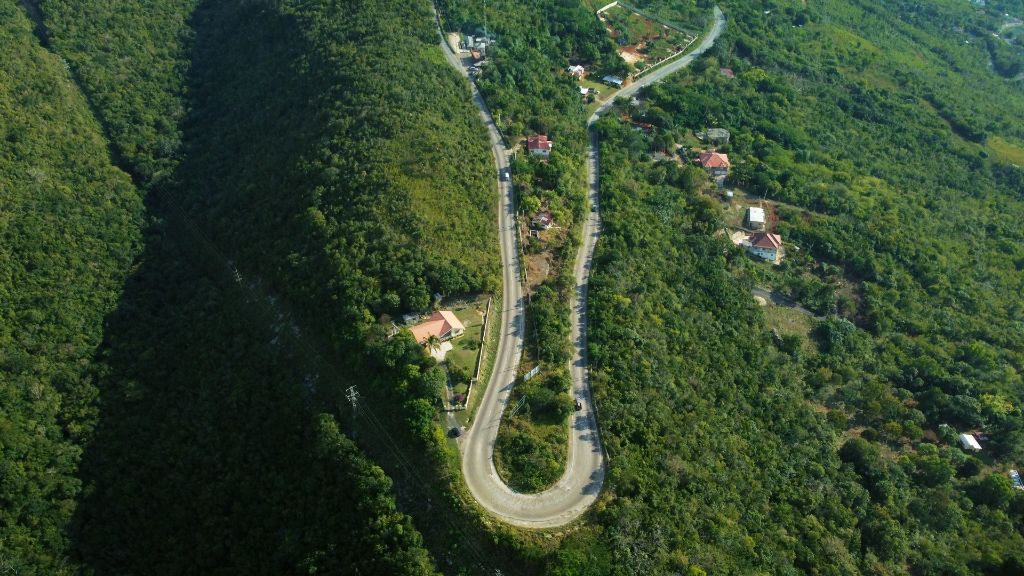 Hills in St. Elizabeth Parish, Jamaica.
