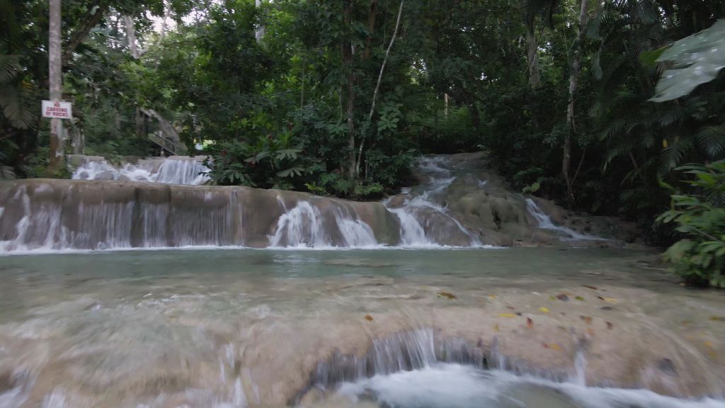 Dunn's River Falls near Ocho Rios in Jamaica